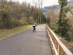 Vasco Navarro Railway Greenway. Section Gipuzkoa